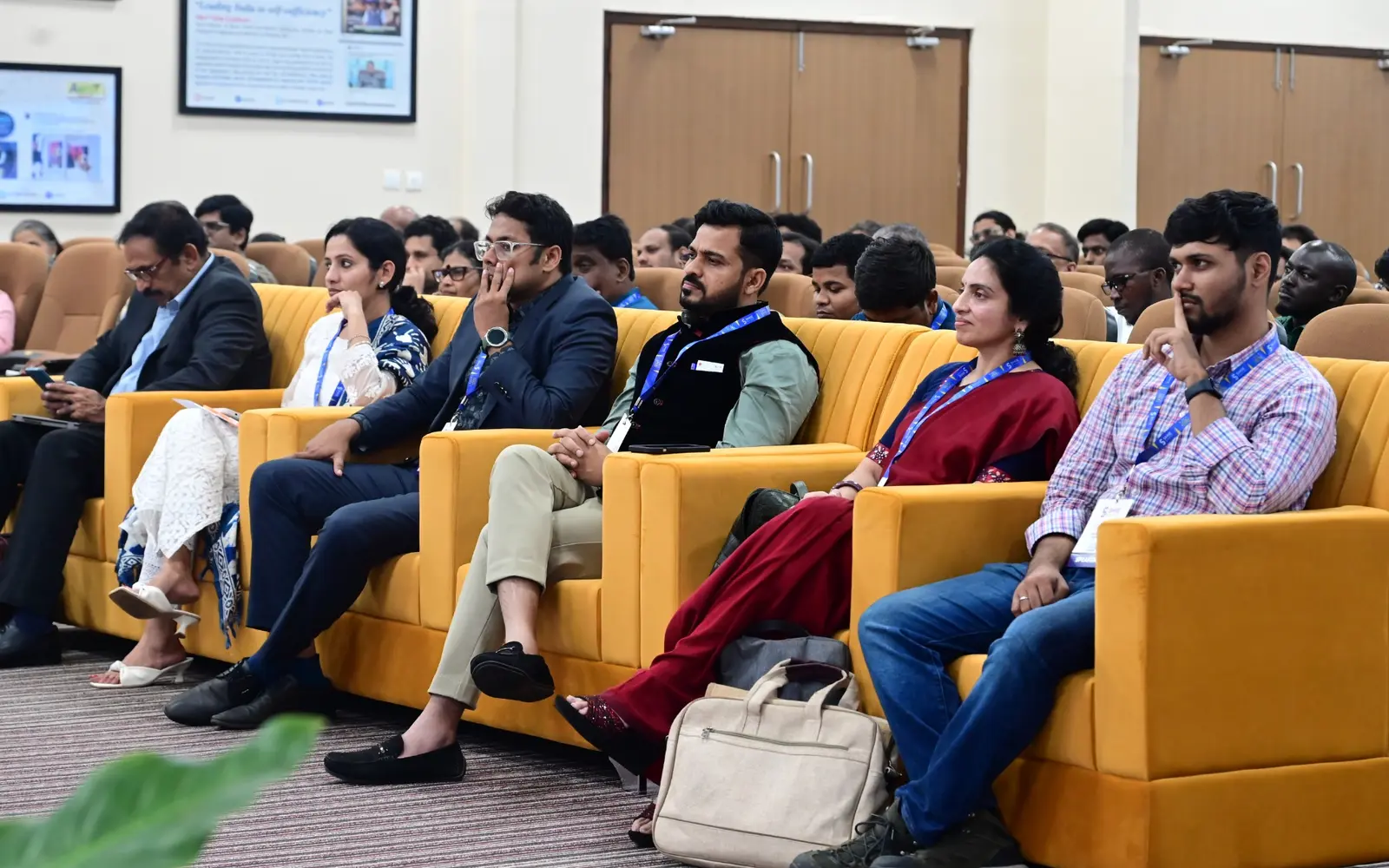 An engaged SMilE Summit audience during a session
